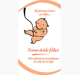 Sensibilización ácido fólico en prevención de espina bífida