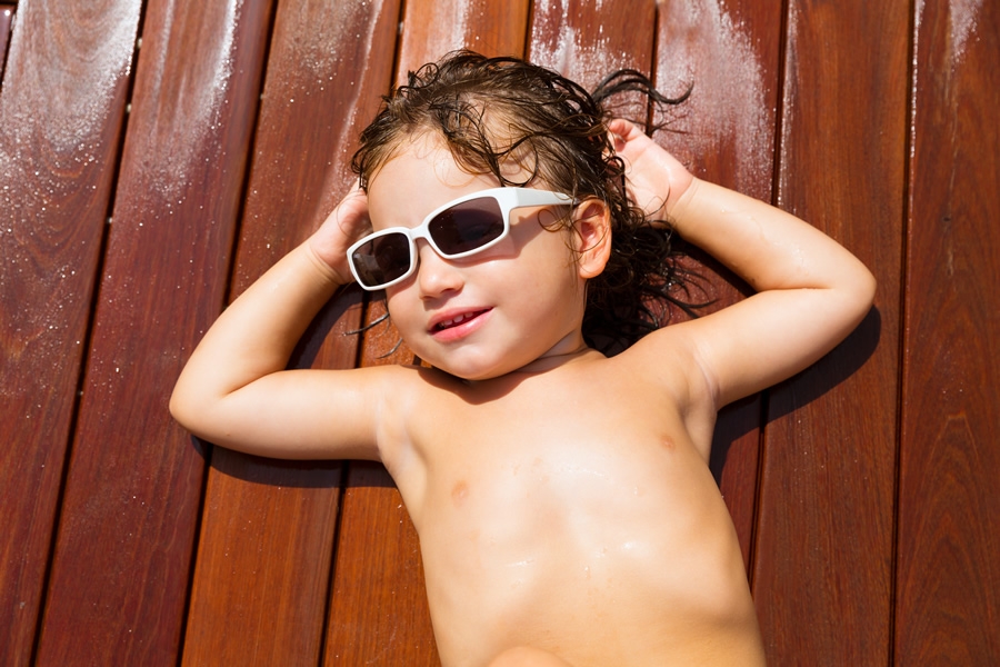 Cuidado solar en niños