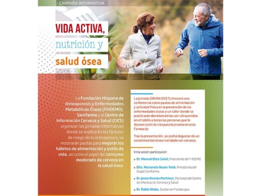 Vida activa, nutrición y salud ósea